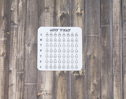 Weekly Water Tracker Stickers