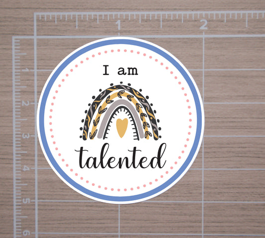 Affirmation Round Sticker Set
