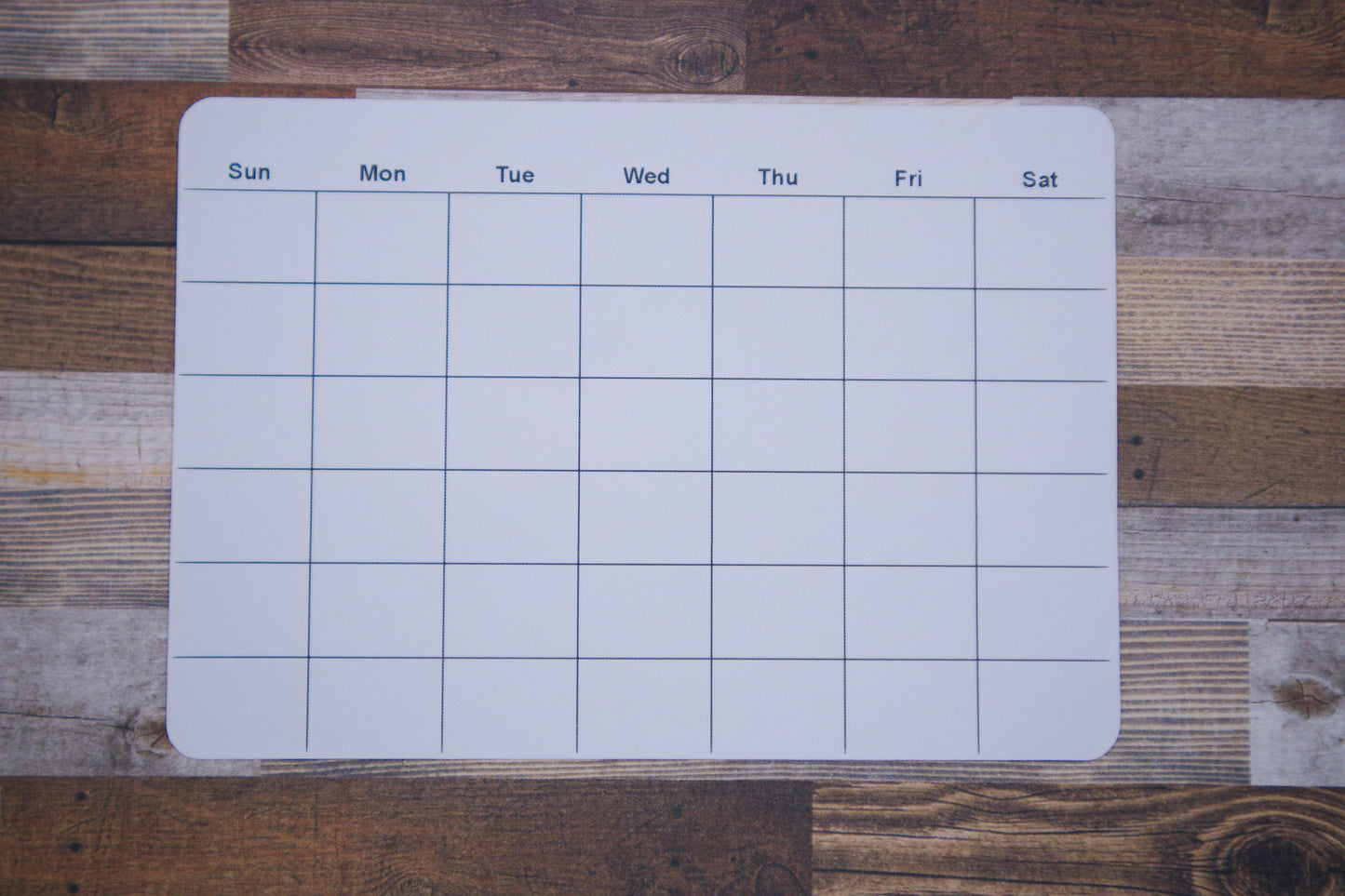 Undated Calendar Stickers for Planners and Journals | Monthly Planner or Tracker, Die Cut, Matte Finish, 5" x3.5"