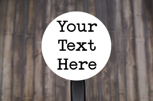 Custom Stickers 2" Round Labels On A Roll | Print Your Logo, Design, or Any Text | Personalized Round Stickers | Custom Business Labels