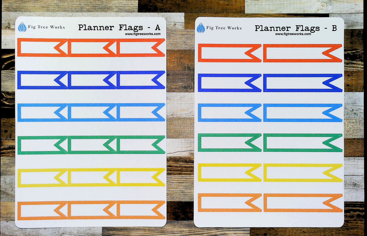 Planner Flags Sticker Sheet | Planner and Journal Stickers | Decoration Stickers | Matte Finish | Style B