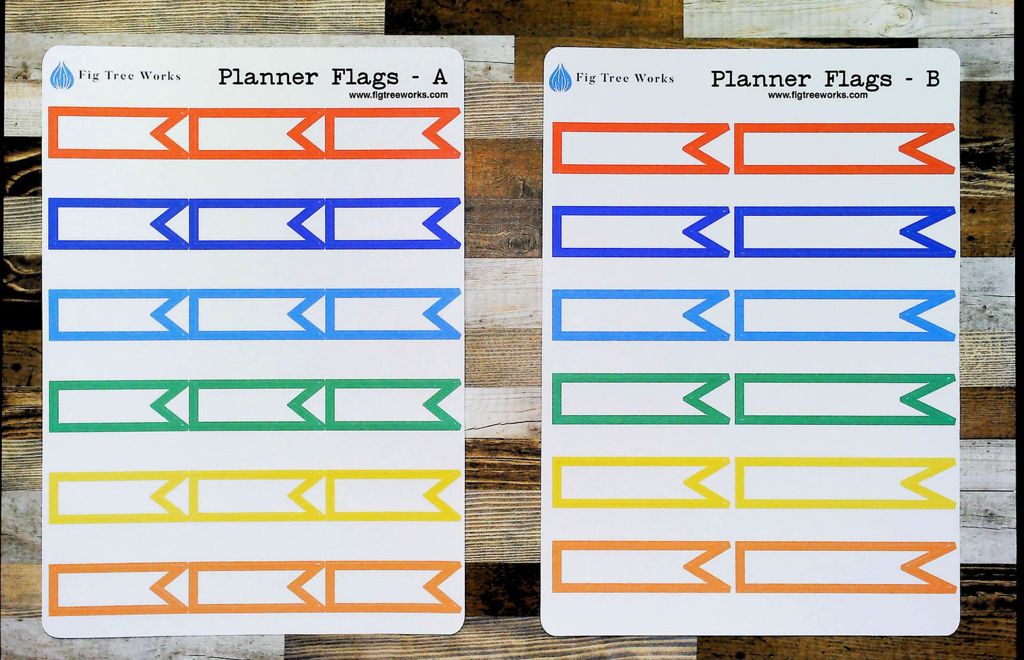 Planner Flags Sticker Sheet | Planner and Journal Stickers | Decoration Stickers | Matte Finish | Style A