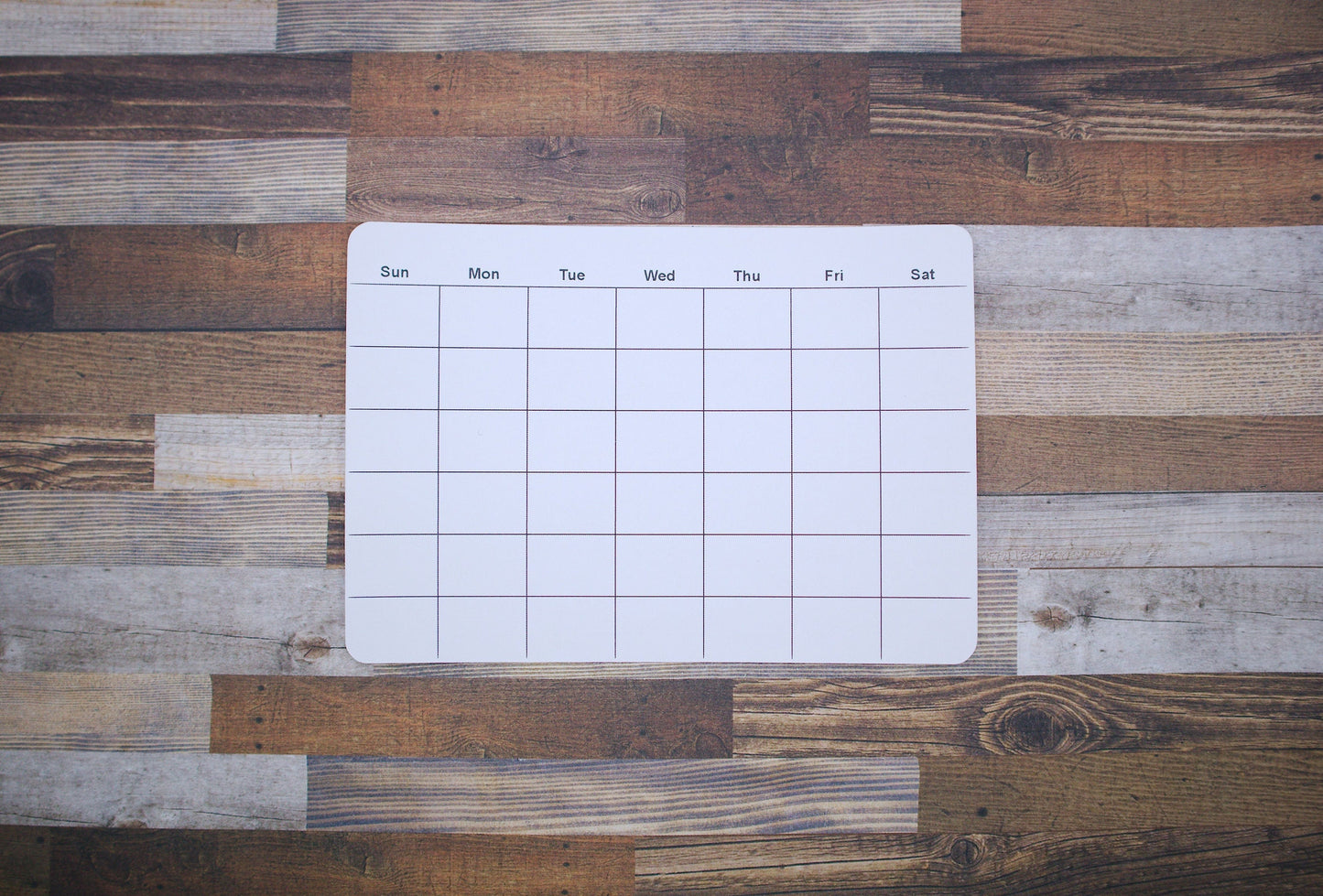 Undated Calendar Stickers for Planners and Journals | Monthly Planner or Tracker, Die Cut, Matte Finish, 5" x3.5"