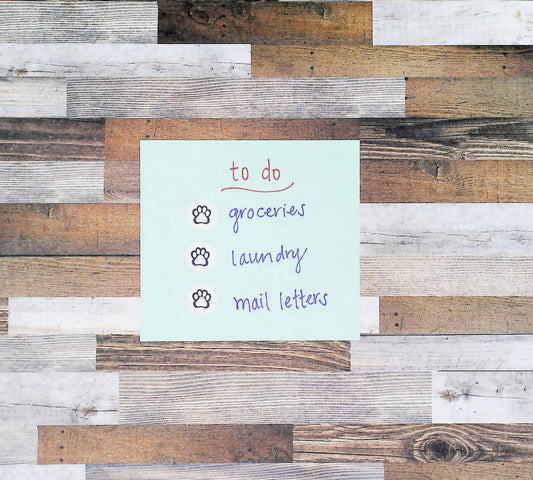 Round Paw Checklist Stickers for Planners, Journals, and Notebooks | Reminders, Goals, To Do, Intentions List | Kiss Cut, Matte Finish