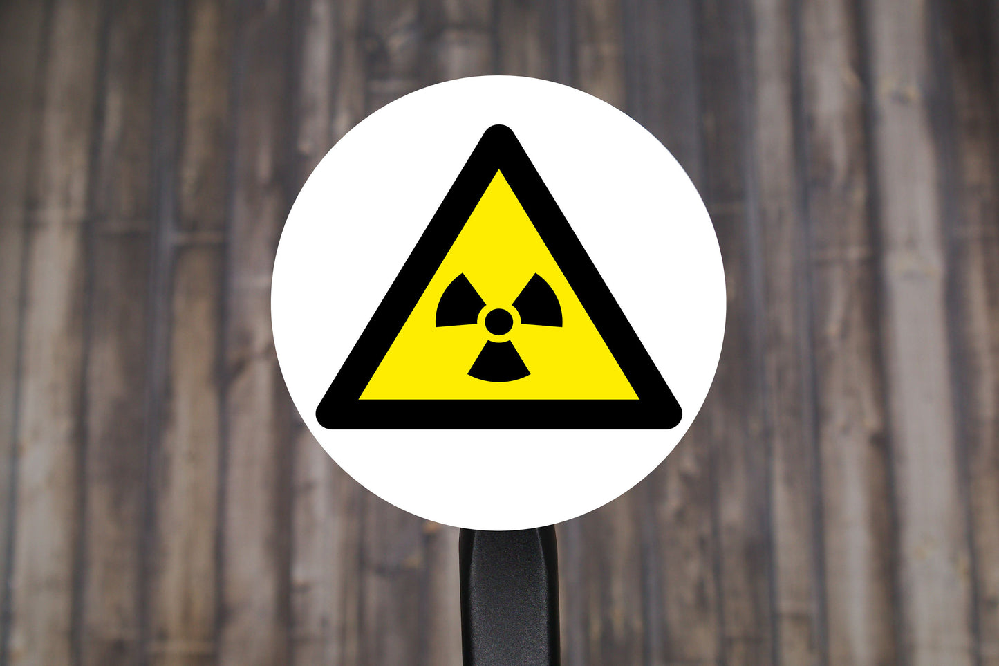 Radioactive Warning Label Round Stickers, Warning Seals, Warning Stickers, 2" Circle Stickers | Set of 12