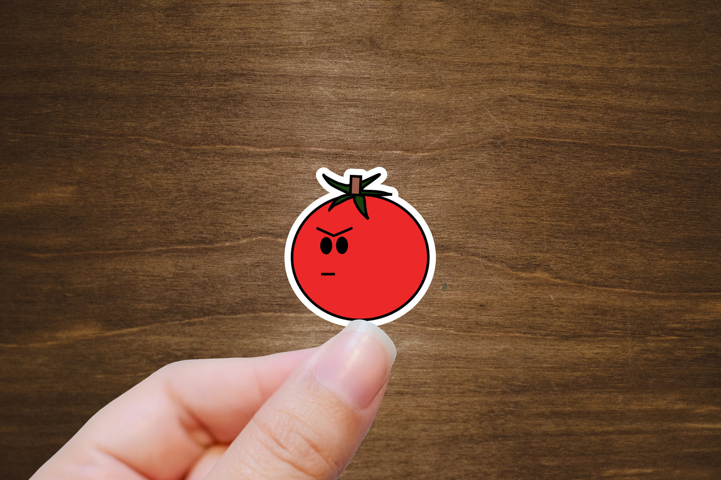 Angry Tomato (Team Fruit) Vinyl Sticker