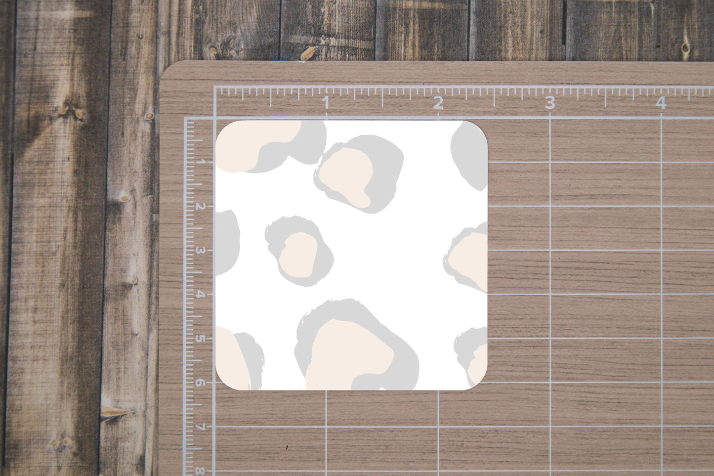 Animal Print Blank Note Mini Stickers