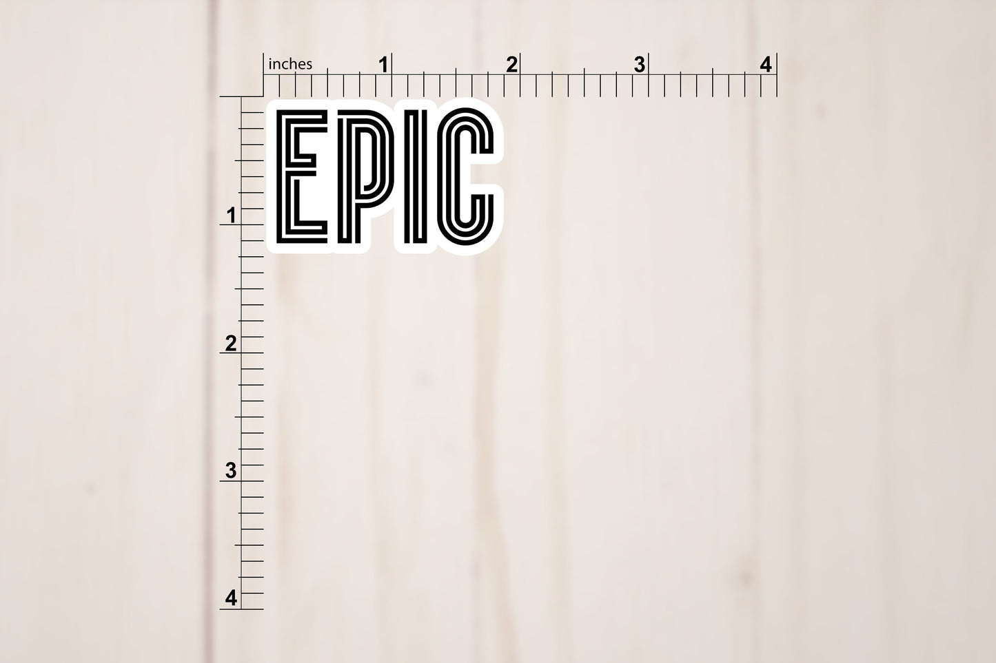 Epic Text Sticker