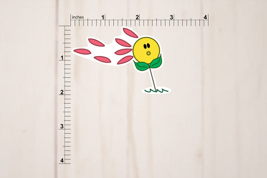 Windy Flower Stickers Set of 2