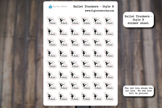 Ballet Planner Stickers Style B