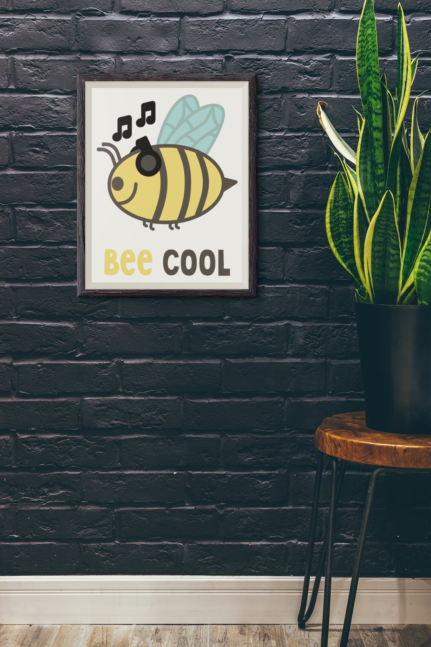 Bee Cool Poster | Large Poster Print | Unframed