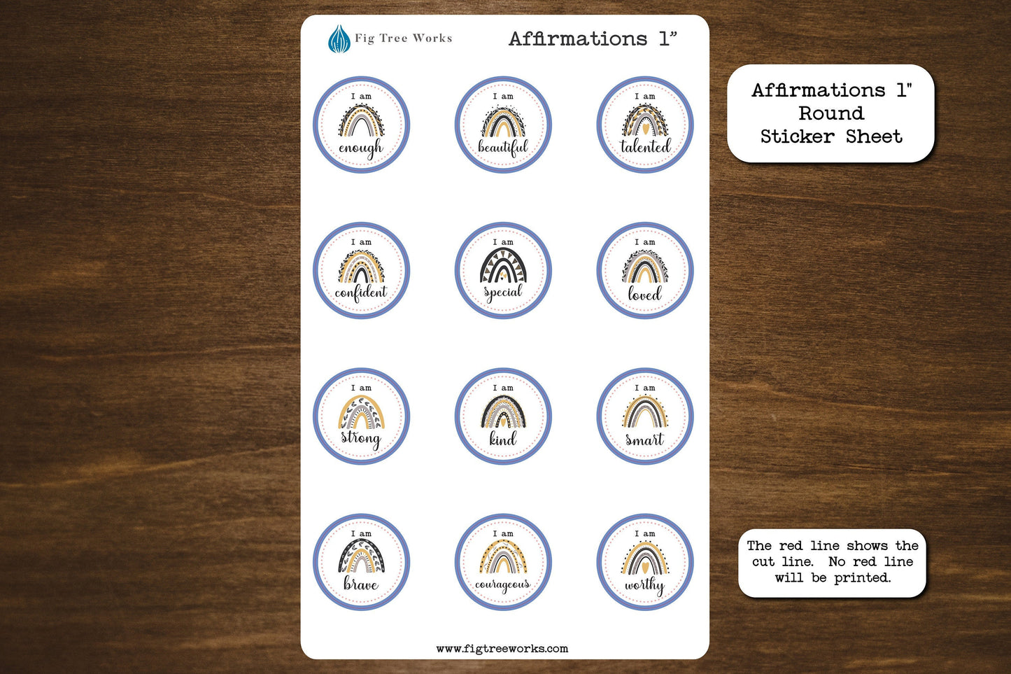 Affirmations Sticker Sheet
