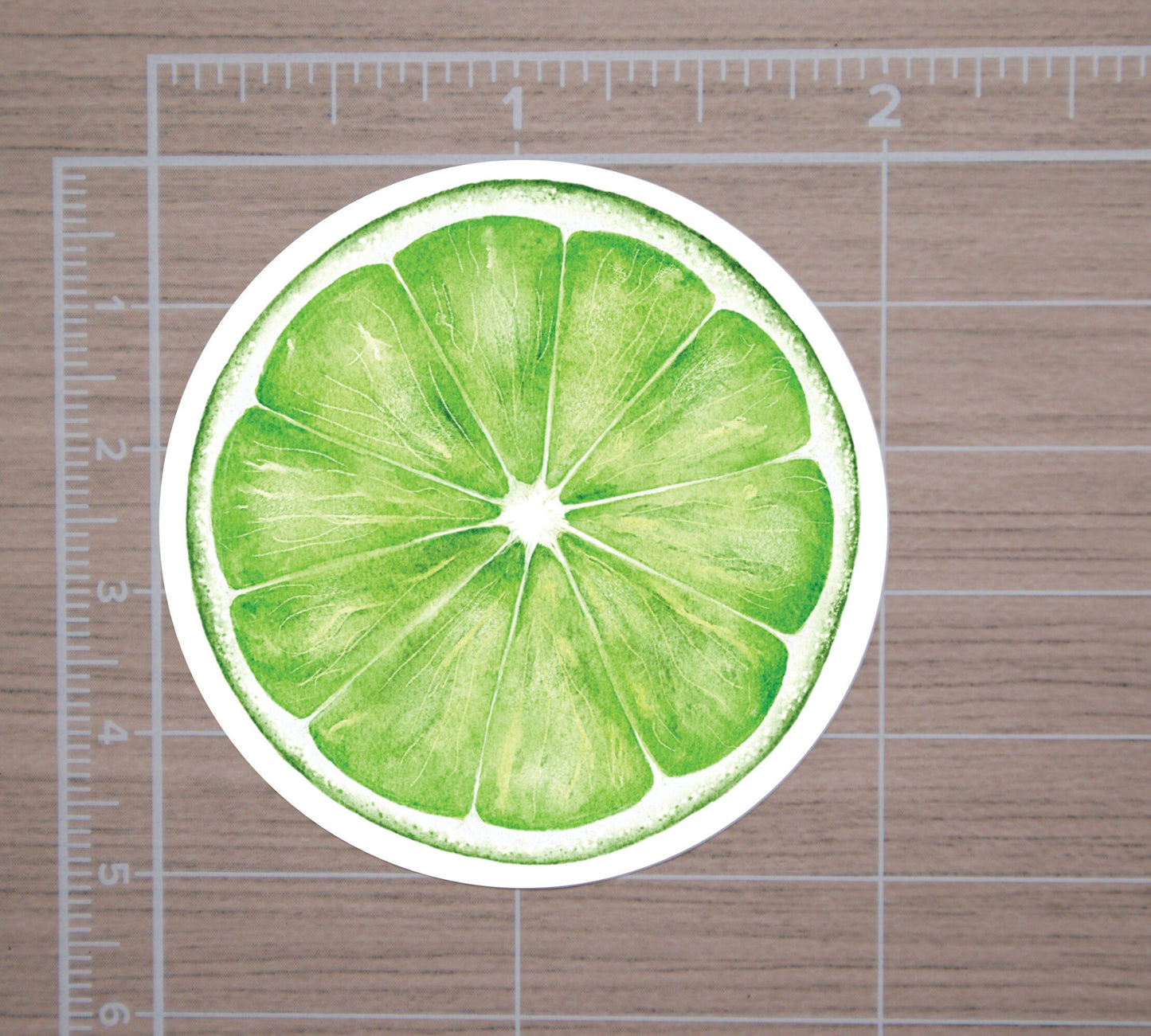 Lime Round Stickers, Envelope Seals, Gift Wrap Stickers, 2" Circle Stickers