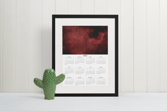 North America Nebula Year At A Glance Calendar