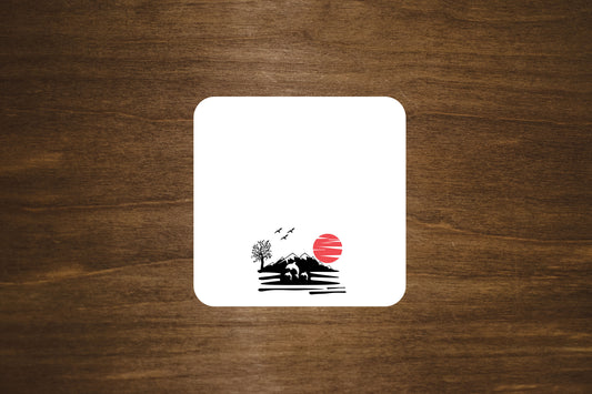 Palm Trees Note Mini Stickers | For Planners and Journals | Note Stickers, Die Cut, Matte Finish | 12 per Sheet