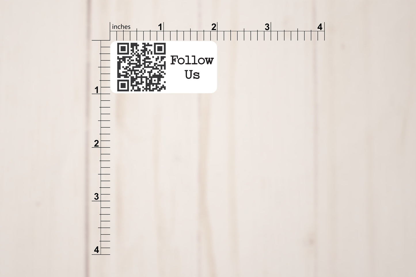 Custom Mini QR Code Labels | 2" x 1" Stickers | Personalized Stickers | Custom Labels On A Roll
