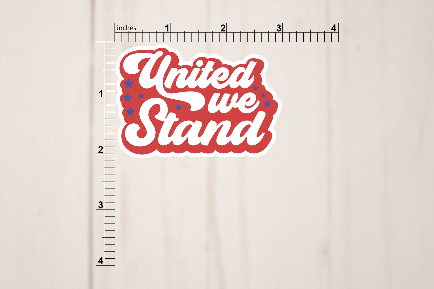 United We Stand Vinyl Sticker