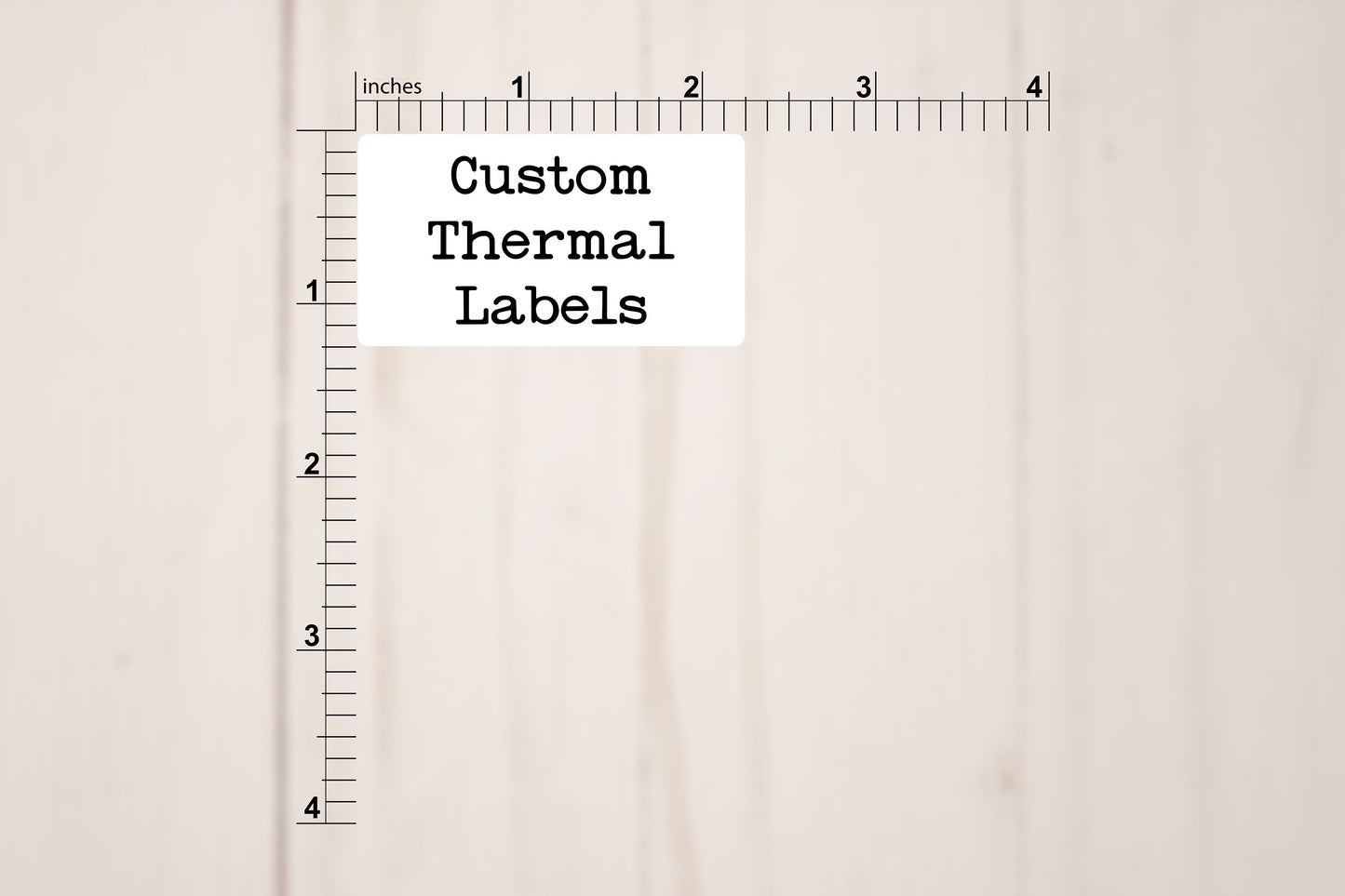 50 Custom Business Thermal Labels