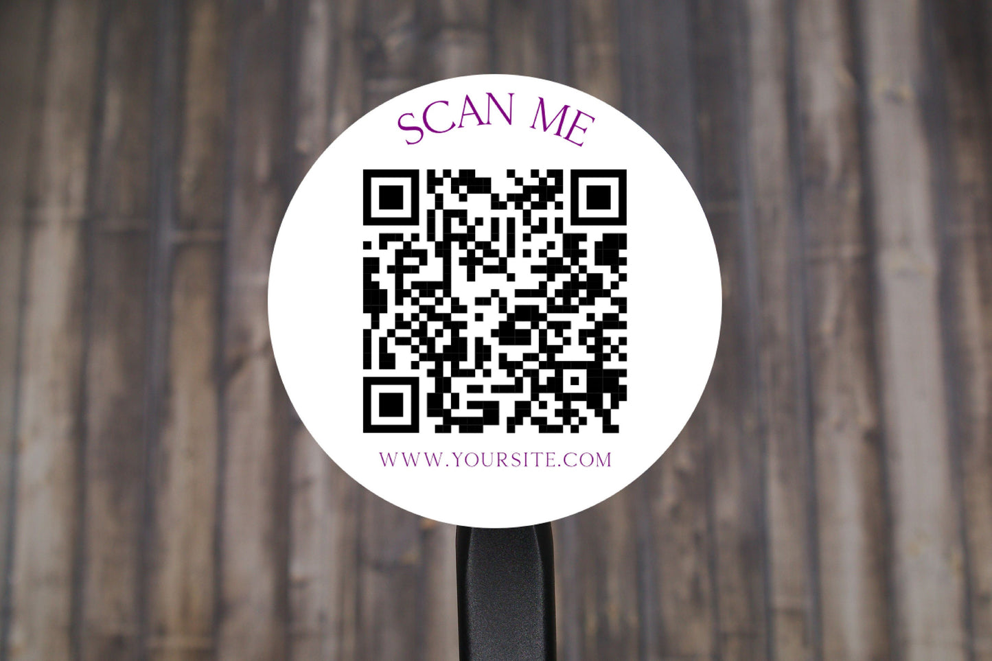 QR Code Custom Stickers | 2" Round Labels | Personalized Round QR Code Stickers | Custom Labels On A Roll