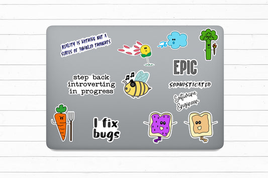 Custom Text Vinyl Sticker (Waterproof)