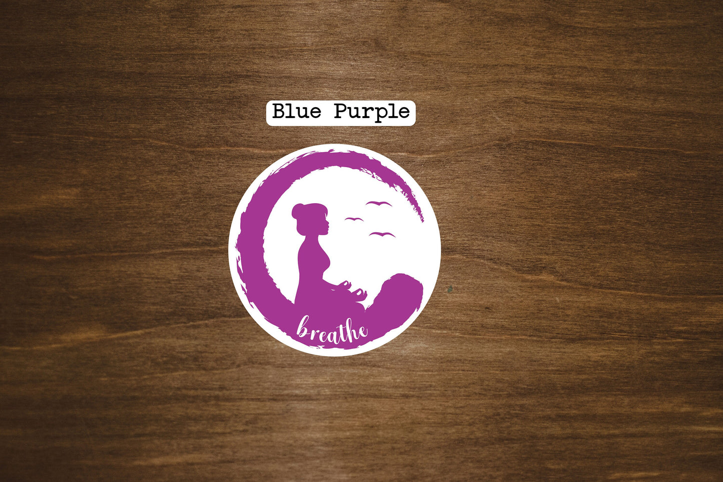 Breathe Vinyl Sticker | Die Cut, Glossy, Vinyl | 2.5" Sticker