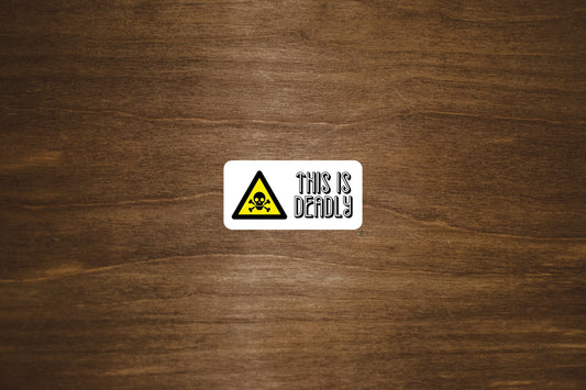Warning labels with your custom text