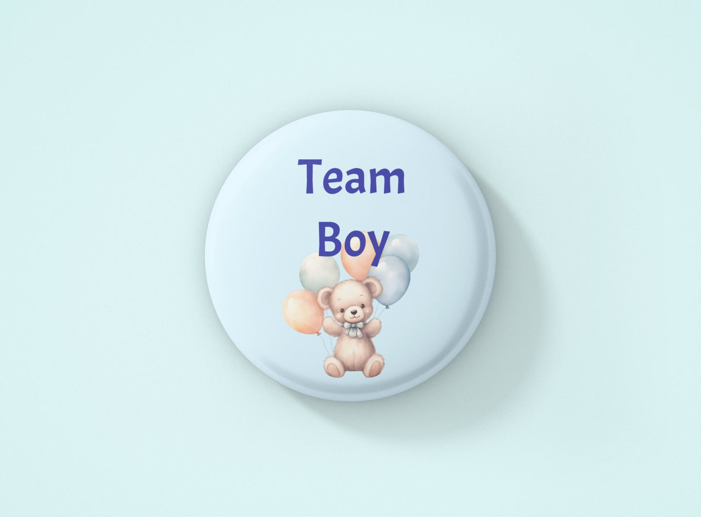 Team Boy and Team Girl Pinback Buttons