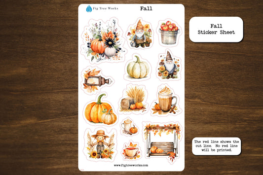 Fall Sticker Sheet