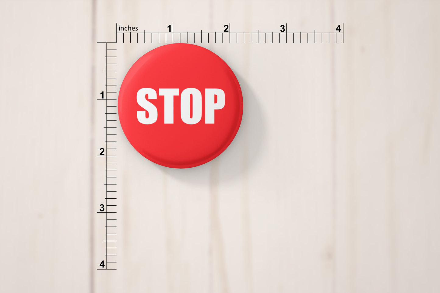 Stop Pinback Button