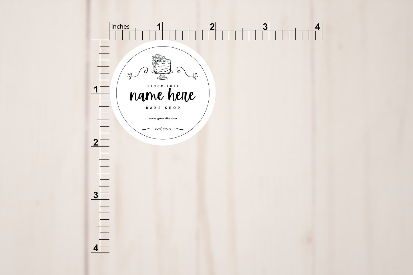 Custom Baking Round Packaging Labels