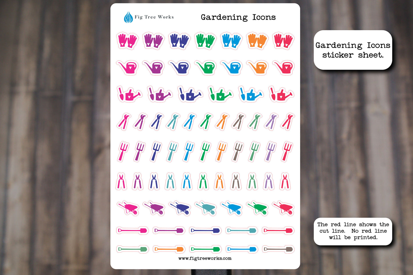Gardening Planner Stickers