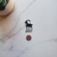 2027 Year of the Goat Clear Vinyl Sticker Style B