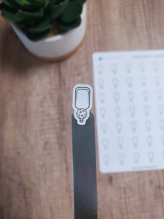 Pickleball Stickers for Calendars, Planners, Agendas