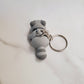 Raccoon Flexible 3D Printed Keychain