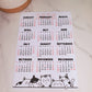 Cat Lover Year At A Glance Cardstock Calendar