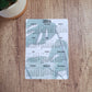 Year At A Glance Calendar Sticker - Monstera Design