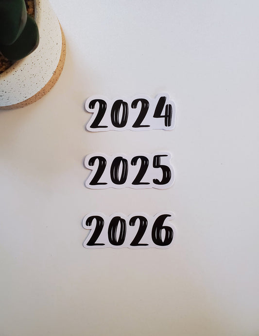 Year Vinyl Sticker