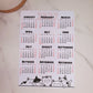 Cat Lover Year At A Glance Cardstock Calendar