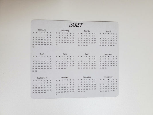 Large Calendar Magnet 7" x 6"