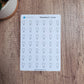 Pickleball Stickers for Calendars, Planners, Agendas