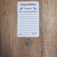 Custom Congratulations Message Cards