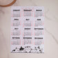 Cat Lover Year At A Glance Cardstock Calendar