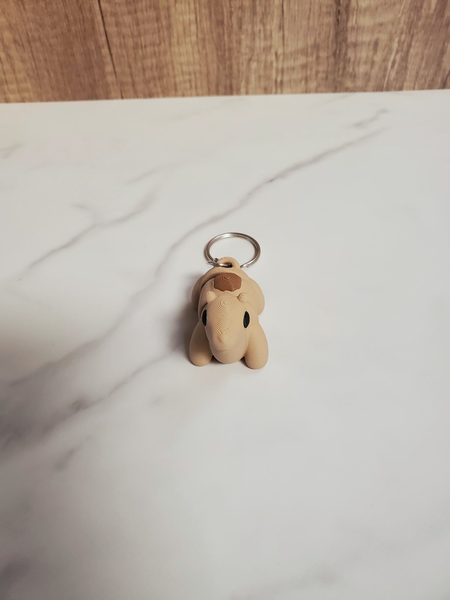 Camel Flexible 3D Printed Keychain