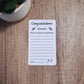 Custom Congratulations Message Cards