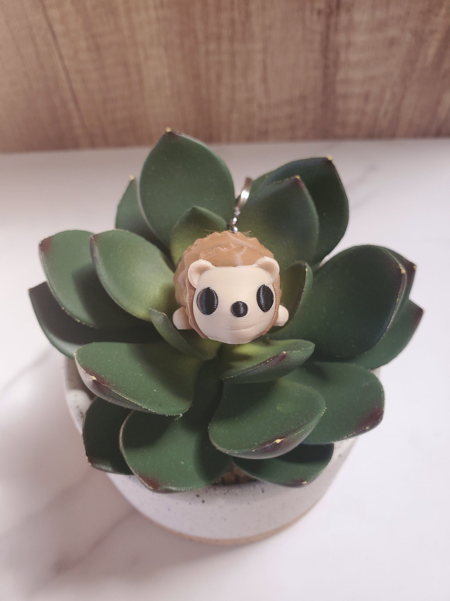 Hedgehog Flexible 3D Printed Keychain