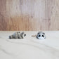 Raccoon Flexible 3D Printed Keychain