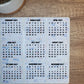 Mini Calendar Stickers with Books - Style C