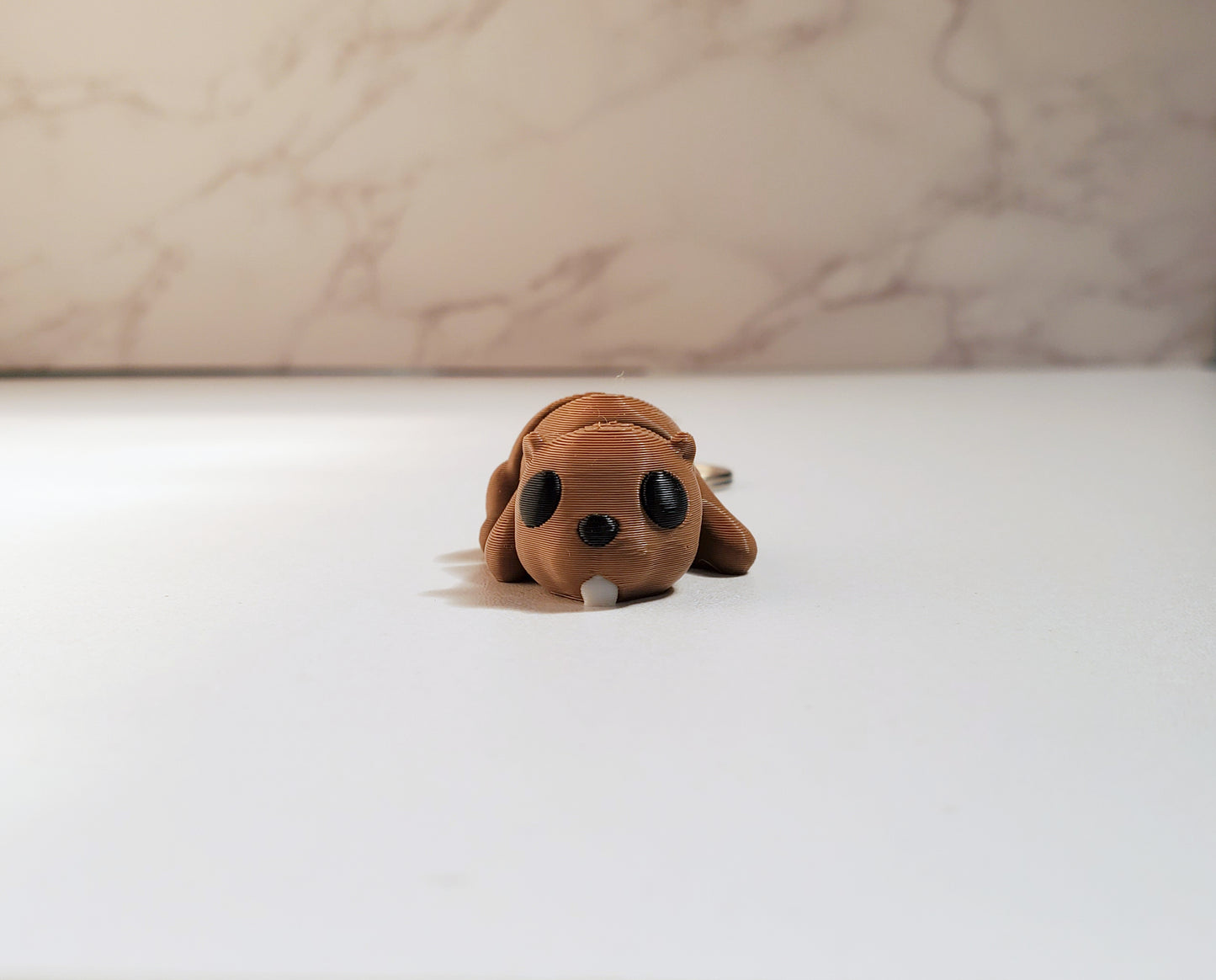 Beaver Flexible 3D Printed Keychain