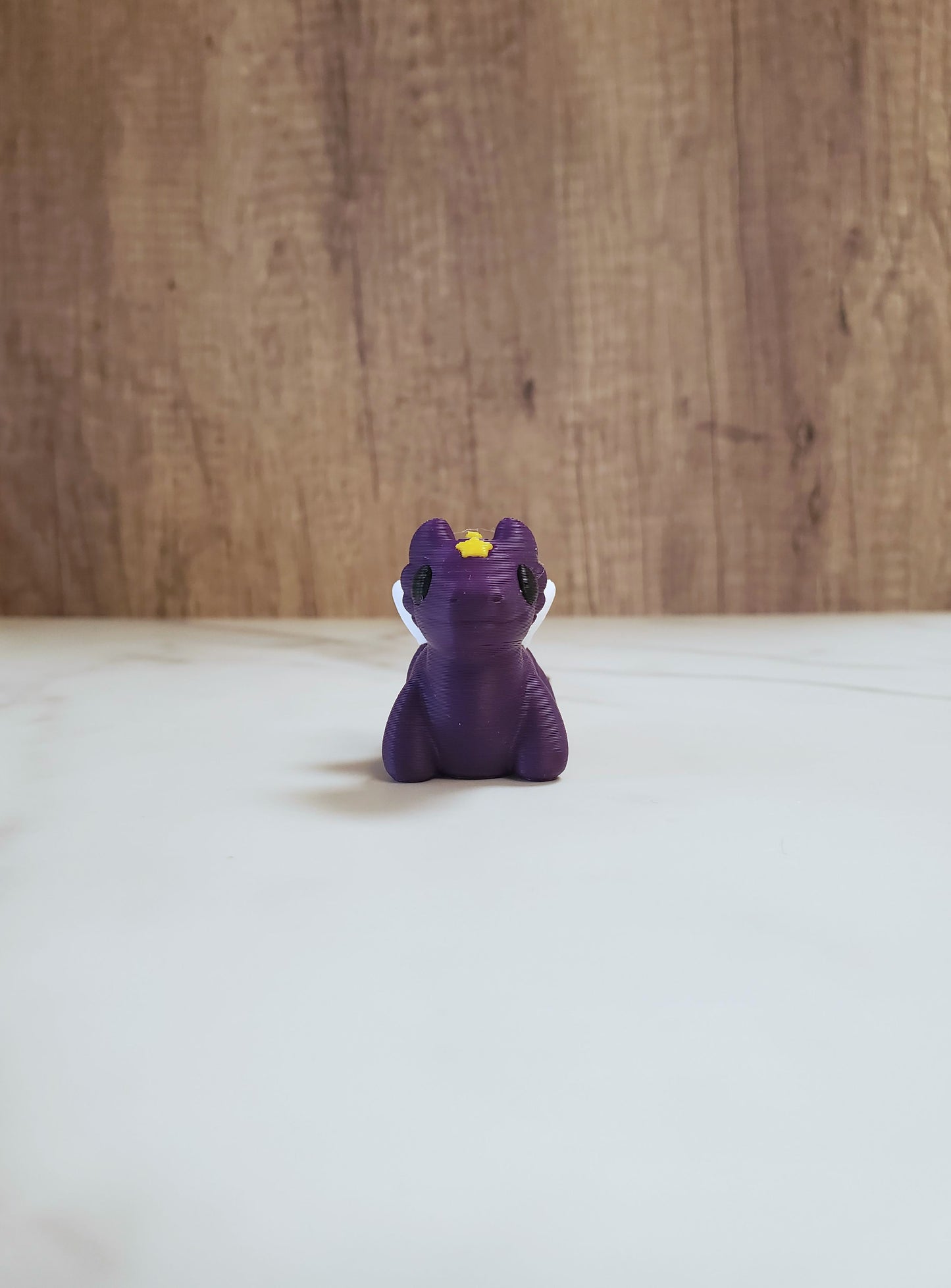 Dragons Flexible 3D Printed Keychain | Includes Metal Keyring