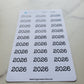 Year Header Planner Stickers